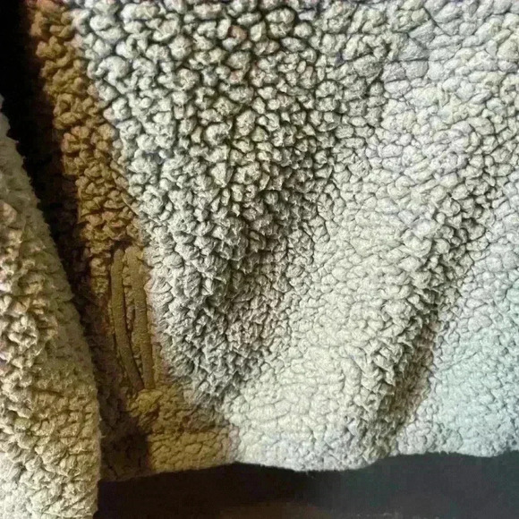 Women’s Thread & Supply Blue Grey Quarter Zip Fleece Sweatshirt Medium - Picture 3 of 5